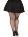Колготки Leg Avenue Spandex micro net tights, 1X/2X, чорні, у дрібну сітку, середня посадка