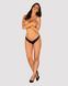 Напівпрозорі трусики з підвіскою Obsessive Ivannes panties black 2XL/3XL, чорні