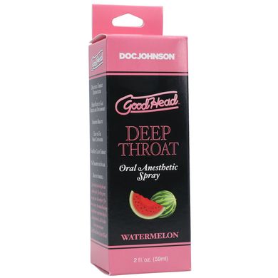 Спрей для минета Doc Johnson GoodHead DeepThroat Spray – Watermelon 59 мл для глубокого минета