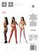 Еротичні колготки-бодістокінг зі шнурівкою на стегнах Passion S026 One Size, black, з доступом