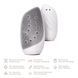 Очищувальна щітка для обличчя GESKE Sonic Thermo Facial Brush&Face-Lifter 8в1 starlight