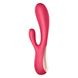 Смарт вібратор-кролик Satisfyer Mono Flex Red, 2 мотори, керування через інтернет