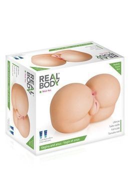 Мастурбатор-попка Real Body &mdash; Nice Ass, два входи: вагіна та попка