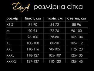 Лаковане боді з сіткою D&A Зухвала Стелла L, червоне, блискавка на все тіло