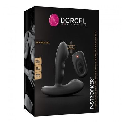 Массажеры простаты Dorcel P-Stroker с пультом ДУ, подогревом и точечным массажем, два мотора