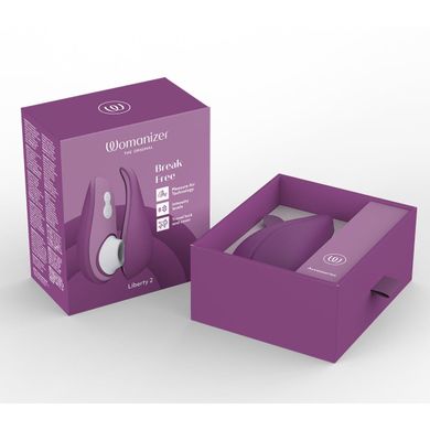 Вакуумный клиторальный стимулятор Womanizer Liberty 2 Purple