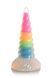 Фентезійний фалоімітатор Creature Cocks Luminescent Rainbow Silicone Dildo, світиться в темряві, 19,6 см