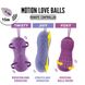 Вагінальні кульки з перлинним масажем FeelzToys Motion Love Balls Foxy з пультом ДК, 7 режимів