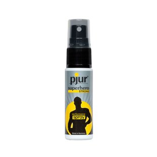 Пролонгирующий спрей pjur Superhero Strong Spray 20 ml, с экстрактом имбиря, впитывается в кожу