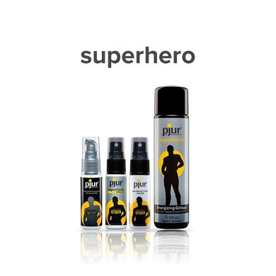 Пролонгирующий спрей pjur Superhero Strong Spray 20 ml, с экстрактом имбиря, впитывается в кожу