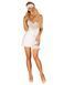 Ажурная подвязка Obsessive Amor Blanco garter, white