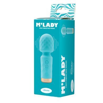 Вібромасажер M&rsquo;Lady Mini Vibrating Wand Teal
