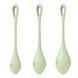 Набір йоні-намистин Satisfyer Yoni Power 2 Light Green, діаметр 2-2,5-3 см, маса 22-44-73 г