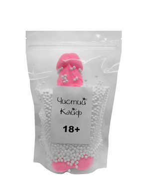 Крафтовое мыло-член с присоской Чистий Кайф Pink size XL, натуральное