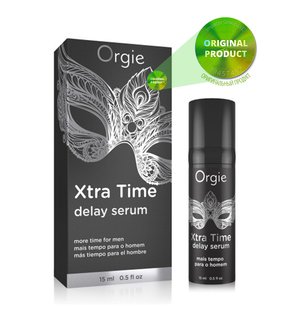 Сиворотка-пролонгатор X-TRA TIME Delay Serum, 15 мл ORGIE (Бразилія-Португалія)