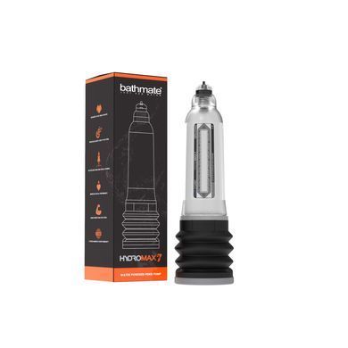 Гидропомпа Bathmate Hydromax 7 Clear, для члена длиной от 12,5 до 18см, диаметр до 5см
