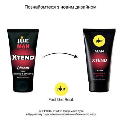Крем-стимулятор для пеніса pjur MAN Xtend Cream 50 мл, з екстрактами гінкго та женьшеню