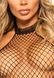Эротический сетчатый бодистокинг Leg Avenue Racer neck bodystocking Black