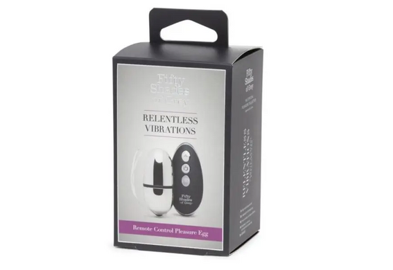 Віброяйце з пультом Колекція: Relentless Vibrations Fifty Shades of Grey, UK