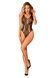 Бодистокинг с вырезами Obsessive B138 teddy S/M/L, black, с доступом