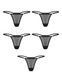 Набір трусиків Obsessive Violami 5-pack thong S/M