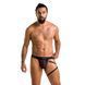 Чоловічі трусики танга з підв&rsquo;язкою Passion 058 THONG BILL L/XL Black