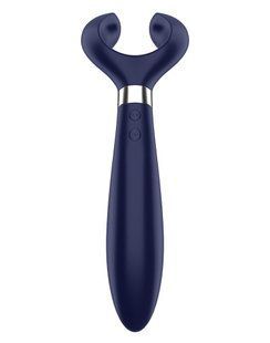 Вібратор для пар Satisfyer Endless Fun Blue, три мотори, багатофункціональний