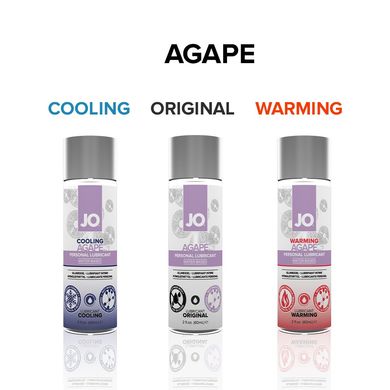 Охлаждающая смазка JO AGAPE — COOLING (30 мл) без глицерина, гликоля и парабенов