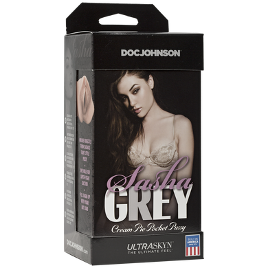 Мастурбатор-вагина Doc Johnson Sasha Grey - Ultraskyn Cream Pie Pocket