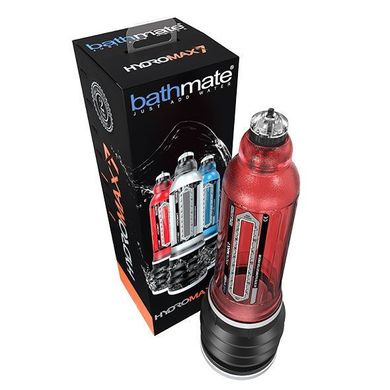 Гідропомпа Bathmate Hydromax 7 Red (X30), для члена довжиною від 12,5 до 18 см, діаметр до 5 см