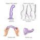 Насадка для страпона Strap-On-Me Dildo Plug P&G Lilas Metallic L