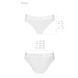 Трусики с прозрачной вставкой Passion PS002 PANTIES XL, white