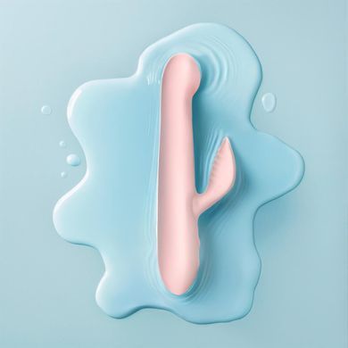 Вібратор-кролик Good Vibes Only - SHAI Thrusting Vibrator Soft Silicone - Pink