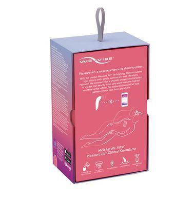 Вакуумный смарт-стимулятор для пар We-Vibe Melt Coral, удобно совмещать с проникающим сексом