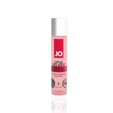 Гель для оральных ласк JO Oral Delight — Strawberry Sensation (30 мл), эффект холод-тепло