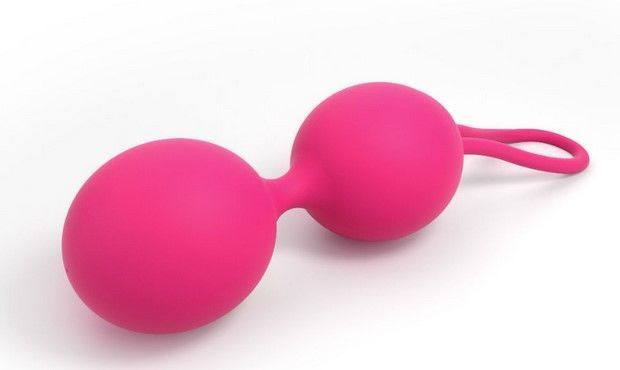 Вагинальные шарики Dorcel Dual Balls Magenta, диаметр 3,6см, вес 55гр