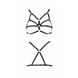 Бюстгальтер-стрепы Passion Exclusive ARMANDA BRA L/XL, black