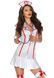 Эротический костюм медсестры Leg Avenue Head Nurse M/L, платье, аксессуар на голову, стетоскоп