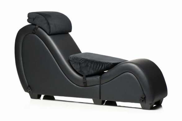 Секс-крісло з подушками Master Series Kinky Sex Lounge with Cushions - Black