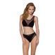 Топ с прозрачной вставкой Passion PS002 TOP S, black