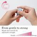 Вібратор-помада IROHA STICK White, плавне збільшення потужності