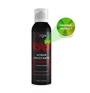Шипуча зволожуюча пінка для масажу Acqua Crocante, 150 мл. аромат: полуниця ORGIE (Бразилія-Португалія)