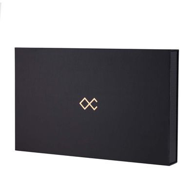 Маска на очі LOCKINK Vixen Blindfold, чорна, натуральна шкіра, регульований обсяг
