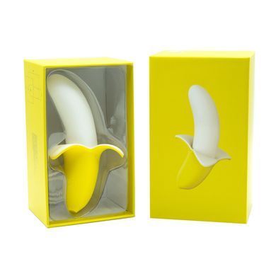 Вібратор-банан Banana Bliss Mini Silicone Vibrator, вагінально-кліторальна стимуляція, 10 режимів