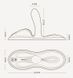 Sit-on-top смарт-вибратор Zalo &ndash; Flora Smart Vibrating Pad Ivory White, 9 моторов