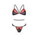 Комплект білизни Passion PEONIA SET L/XL red, бра, трусики