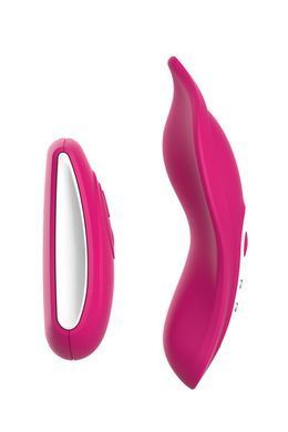 Вібратор у трусики Liebe Panty Vibe Recargable Cerise, нагрів до 39 &deg;C, пульт, трусики S-M в комплекті