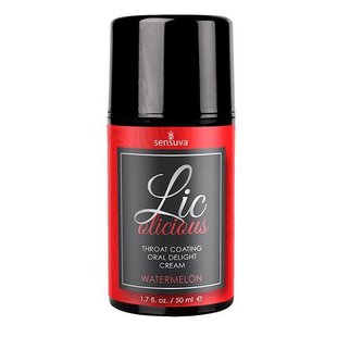 Гель для мінету Sensuva Lic-o-licious Watermelon (50 мл), оліїстий, без цукру