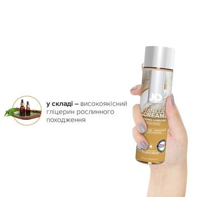 Смазка на водной основе JO H2O — Vanilla Cream (120 мл) без сахара, растительный глицерин