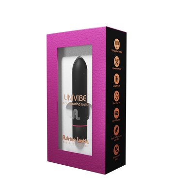 Вибропуля Adrien Lastic Univibe, 10 режимов работы, силикон, на батарейках